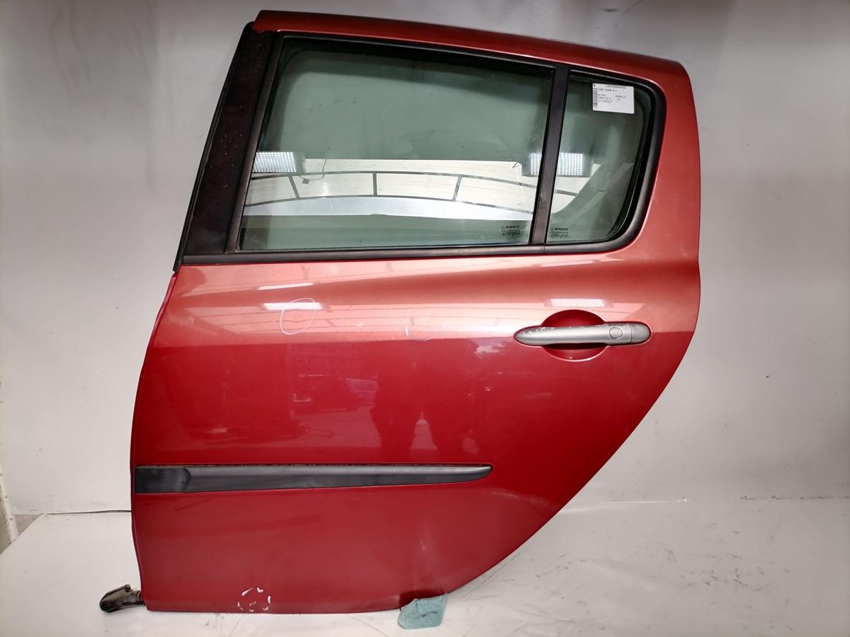 Renault Clio 3 original T&uuml;r hinten links TEB76 red of fire Bj.2006
